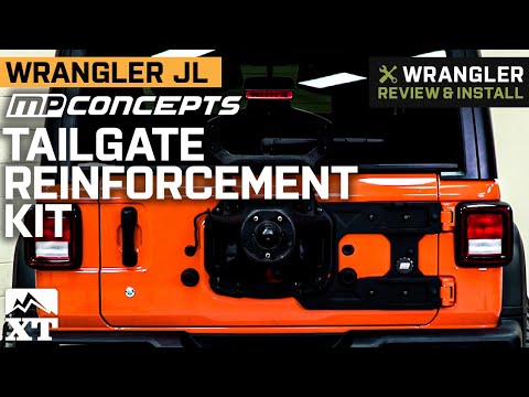 Jeep Wrangler JL MP Concepts Tailgate Reinforcement and Tire Mounting Bracket Kit Review & Install