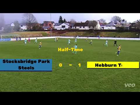Stocksbridge Park Steels vs Hebburn Town: Match Highlights - 02/03/24)