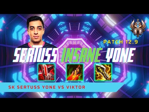 SERTUSS INSANE YONE! - SK Sertuss Plays Yone Mid Lane vs Viktor! | LoL Patch 12.9