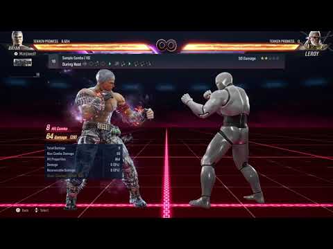 Tekken 8 Beta Bryan Sample Combos