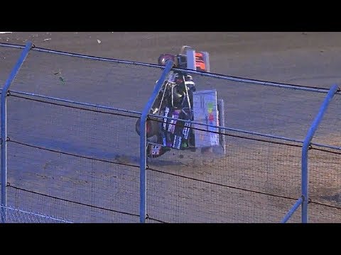 Andrew Rea Formula 500 Crash Simpson Speedway 1-12-2018