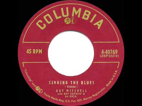 1956 HITS ARCHIVE: Singing The Blues - Guy Mitchell (a #1 record)