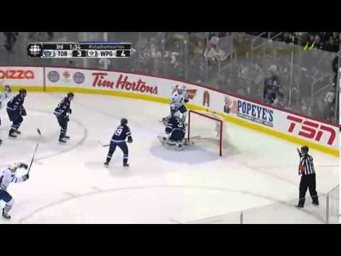 Kessel 4-4 Goal - Maple Leafs @ Jets (Jan 25, 2014)