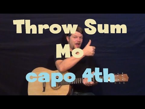 Throw Sum Mo (Rae Sremmurd) Easy Guitar Lesson How to Play Tutorial
