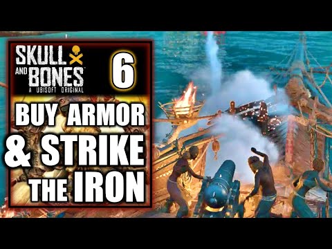 Skull and Bones - Buy Armor & Strike the Iron, Blacksmith Contract - Gameplay Walkthrough Part 6