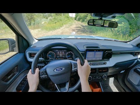 2022 Ford Maverick EcoBoost FX4 - POV Test/Offroad Drive (Binaural Audio)