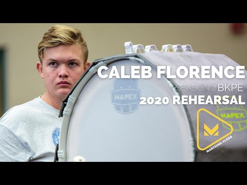 Blue Knights Percussion Ensemble 2020 Rehearsal - Caleb Florence Takeover - (Season 2 Day 21)