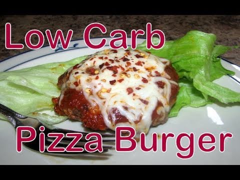 Atkins Diet Recipes: Low Carb Pizza Burgers (IF)