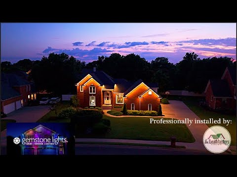 Stunning Gemstone Lights by LeafMasters | Drone Videography by Blair Aerial Solutions