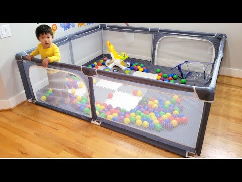 Tragbarer Baby-Laufstall: Auspacken, Aufbau und Testbericht