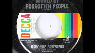 Osborne Brothers  ~  World of Forgotten People  ~  A Working Man
