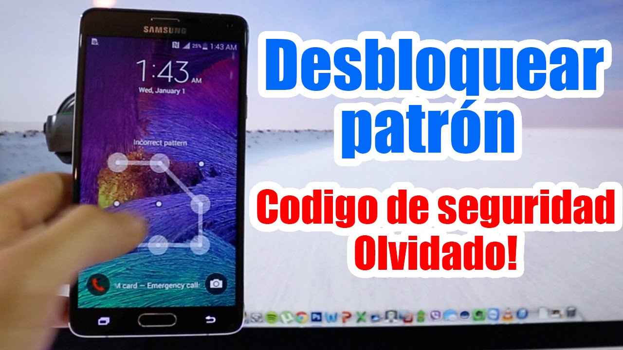 Desbloquear Codigo Contraseña Samsung Galaxy / Resetear patrón de desbloqueo / Android