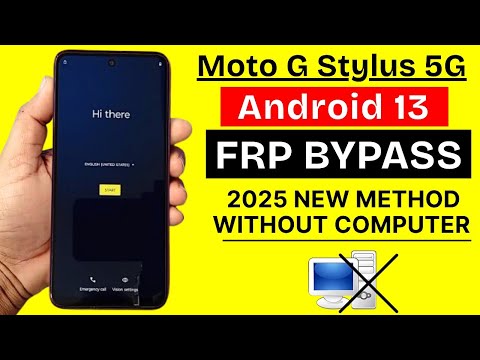 Motorola Moto G Stylus 5G 2024 Google/Frp Bypass Android 13 | Moto G Stylus 5g Frp Unlock Without Pc
