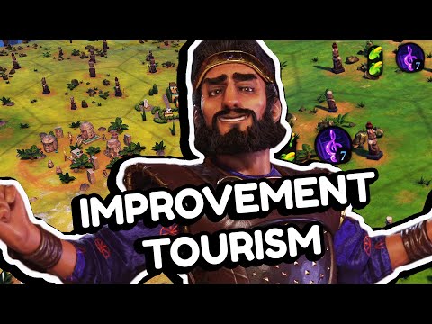DEITY Setting Up An INSANE Tile Improvement Only Culture Victory With Cyrus - Civ 6 Persia Pt. 1