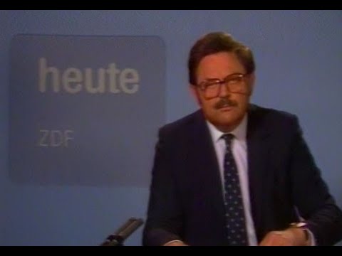 ZDF 29.05.1982 - heute Nachrichten (Fragment) mit Gerhard Klarner, sowie Programmtafeln