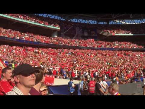 Liverpool vs Barcelona You'll Never Walk Alone - Wembley Stadium 06/08/16