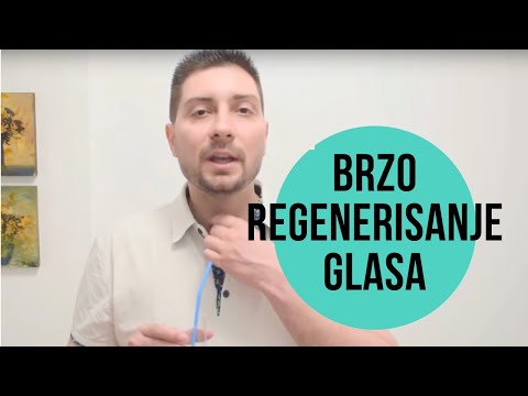 Kako da brze regenerisete glas nakon pevanja