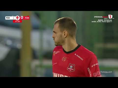 GOOOL! FC Argeș - Hermannstadt 1-0. VAN BASTEN, TU EȘTI?! Bettaieb, golul carierei la Mioveni