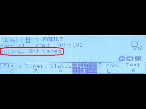 Как убрать сигнал об активации пожаротушения