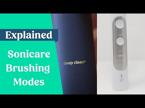 Sonicare Cleaning/Brushing Modes Explained
