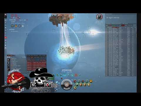 M2-X Eve Online's Titan Graveyard Battle Start