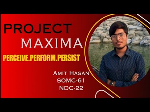 WELCOME TO PROJECT MAXIMA