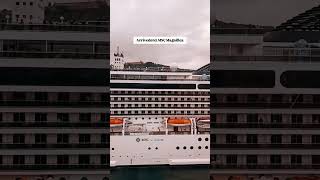 Bye bye msc Magnifica with msc friend pablo de crucero #mscmagnifica #crucero