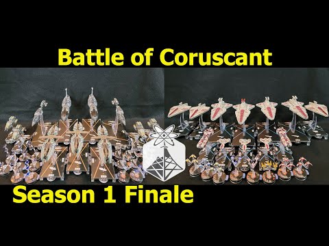 Star Wars Armada "Battle of Coruscant" Mar Tuuk vs Luminara - ION Radio Battle Report