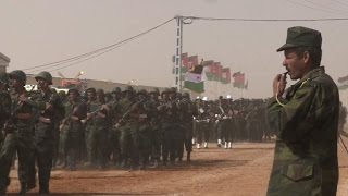 عرض عسكري لقوات البوليساريو