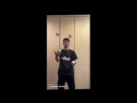 四球雜耍招式示範 4Ball Juggling Trick-Columns Tennis 14