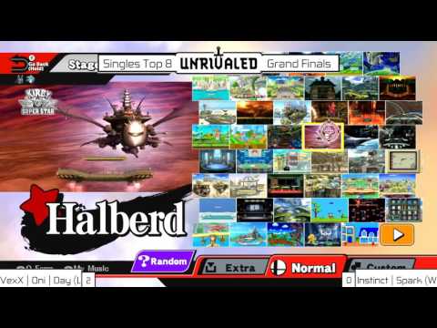 Unrivaled SSB4 - VexX | Oni | Day (Lucario) vs Instinct | Spark (Mario, Sonic) - Grand Finals