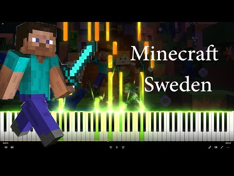 Sweden Piano // Minecraft Piano tutorial