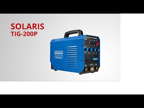 фото инверторный аппарат аргонодуговой сварки solaris (солярис) tig-200p. dc tig, hf, pulse, mma, 180 a, 0