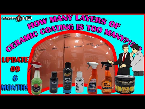 CERAMIC COATINGS - HOW MANY LAYERS IS TOO MANY? Top DIY's Tested! - UPDATE 09- 6 MONTHS