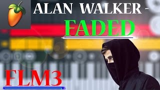 FLM3: Alan Walker - Faded  (Piano Cover with FL Studio Mobile 3) + Free Flm