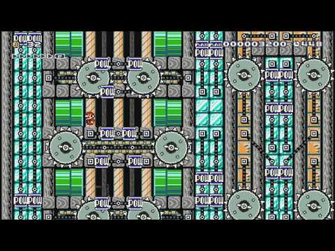A Industrial Mechanical Garage!! by BLG - SUPER MARIO MAKER - NO COMMENTARY 1bh