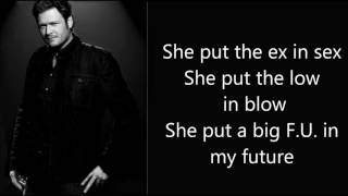 She&#39;s Got A Way With Words - Blake Shelton (Lyrics Onscreen + MP3 Download)