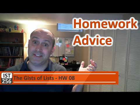 Homework Advice