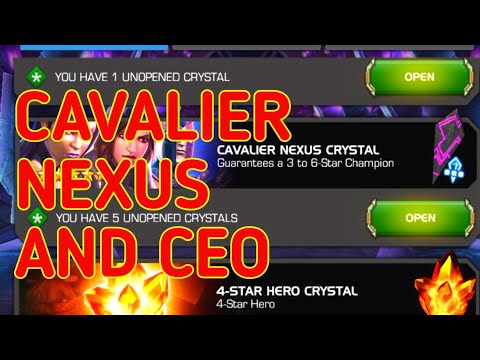 Mcoc cavalier nexus crystal opening | CEO luck crystal opening