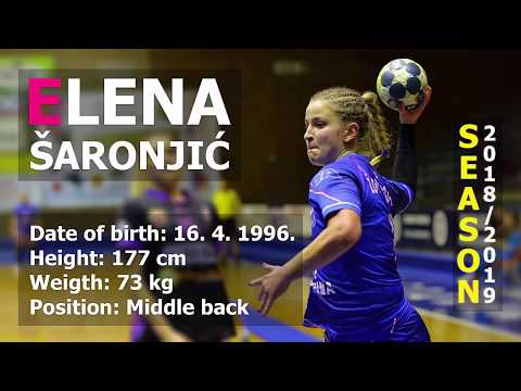 Elena Saronjic   Handball player   Season 2018 2019