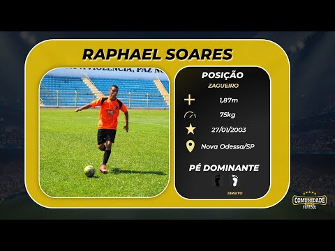 RAPHAEL SOARES - ZAGUEIRO - 27/01/2003