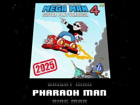 Mega Man 4 Guitar Playthrough (v2, 2025) - Full Album (Audio Only | No AI)