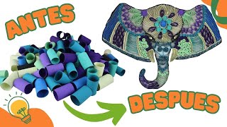 MANUALIDADES GENIALES hechos con ROLLOS DE PAPEL HIGIENICO  (RECICLAJE) TUBOS DE CARTÓN