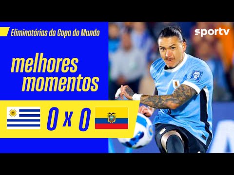 Gols e lances de Uruguai x Equador