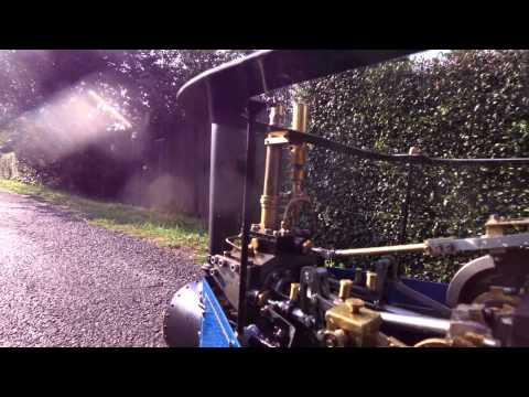 GARMIN Virb - Test am Modell-Dampf-Lkw "Martin"