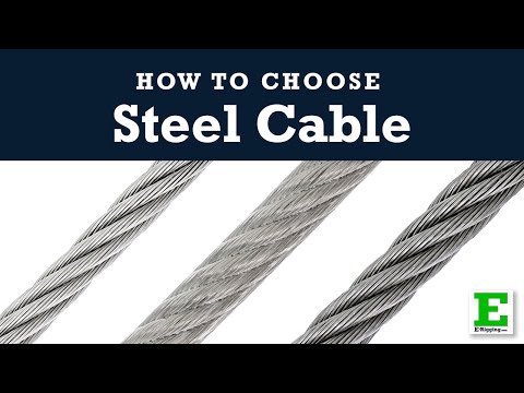 How to Select the Right Steel Cable - Buying Guide for Wire Rope and Aircraft Cable