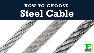 How to Select the Right Steel Cable - Buying Guide for Wire 