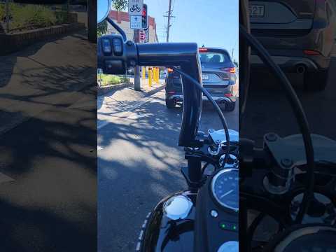 12 inch handlebar apes on #harleydavidson #streetbob #dyna