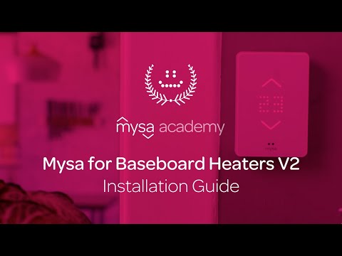 How to Install Mysa for Electric Baseboard Heaters (V1/V2) - Mysa Academy