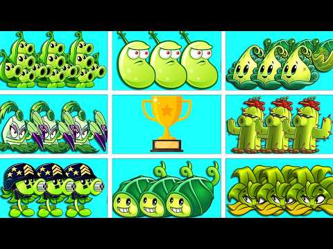 Tournament All Best Green Plants - Who Will Win? - Pvz 2 Plant vs Plant